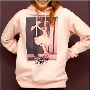 H&M DIRTY DANCING Graphic Hoodie Light Pink Soft